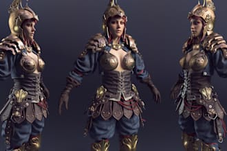 3d game character realistic character 3d metahuman character using blender, ue5