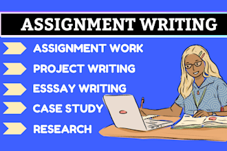 do your assignment, project work, essay writing for college and university
