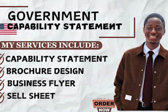 design government capability statement  business capability statement design