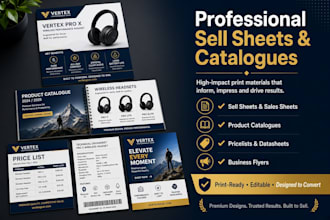 do sell sheet product catalogue sales sheet pricelist datasheet business flyer
