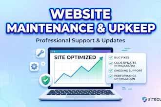 do website maintenance and upkeep