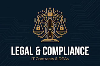 draft and review IT legal contracts, slas, and dpas
