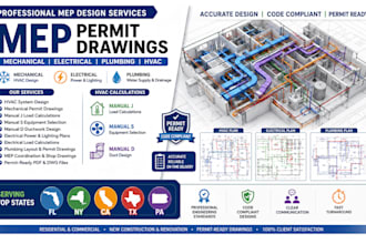 fl ny ca tx pa mep mechanical hvac permit drawing manual j s d calculation