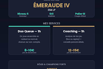 coaching et duo league of legends