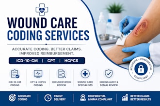 provide accurate wound care medical coding