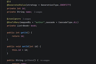 develop a java spring boot rest API backend