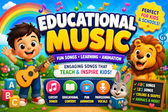 produce original kids songs and nursery rhymes