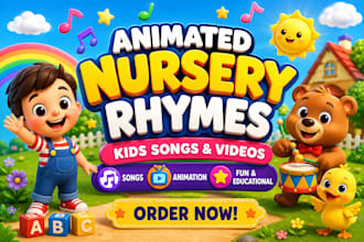 create animated nursery rhymes