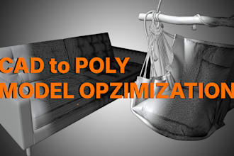 optimize your cad or 3d model for web, ar and real time use