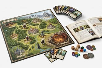 create premium board game card game and tabletop game designs