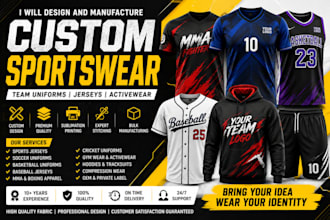 design custom sublimation jerseys and manufacture sportswear