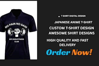 do japanese dragon t shirt design and anime graphic tshirt