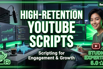 write engaging high retention youtube scripts for your channel