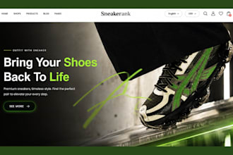 design sneaker shopify store sneaker website shoe store footwear store