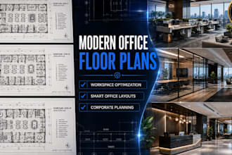 design modern office floor plans for efficient workspace layouts