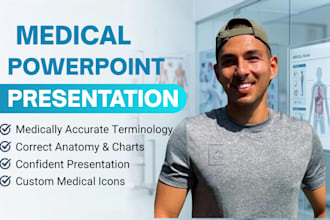 design medical, healthcare or nursing powerpoint presentation as a doctor