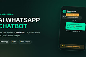 build a custom ai whatsapp chatbot that replies instantly