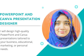 be your powerpoint and canva presentation designer