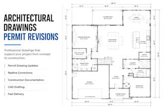 provide architect permit revisions structural calculations icf design redline