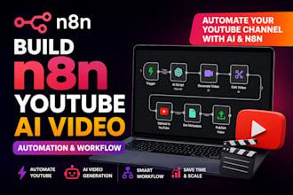 build n8n youtube ai video automation and workflow