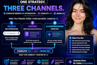 complete website GEO optimization, complete aeo, gemini SEO