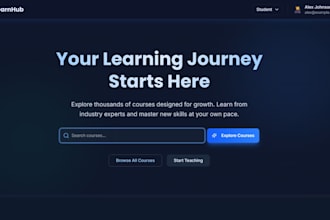 build wordpress elearning lms website with learndash tutor lms buddyboss, podia