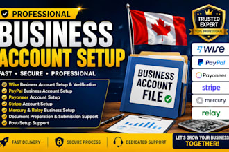 assist with wise business account setup and verification