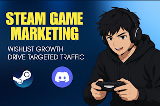 do steam game marketing, steam game promotion, grow wishlist and game marketing