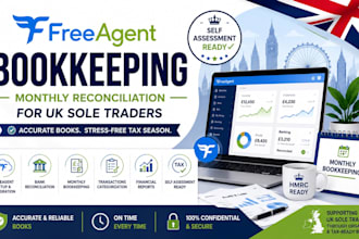 integrate freeagent and reconcile self assessment bookkeeping for UK sole trader