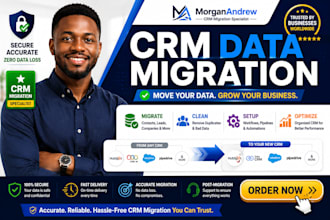 migrate CRM data and setup workflows for your business to gohighlevel
