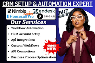 do housecall pro automation nimble CRM capsule sugar zendesk zapier integration