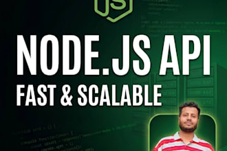 fix nodejs express api bugs and build rest apis