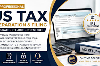 prepare and file your US tax return, llc tax filing and business taxes uk tax