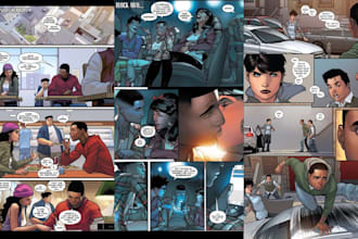 do comic book illustration cartoon character comic panel superhero comics page