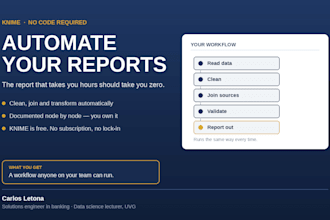 automate your data cleaning and reporting with knime