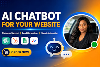 build an ai chatbot for your website, customer support and lead generation