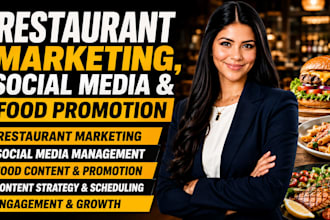 do social media marketing manager for restaurant cafe and hospitality growth