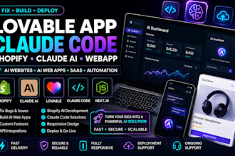 fix build deploy lovable app claude code shopify ai web app developer