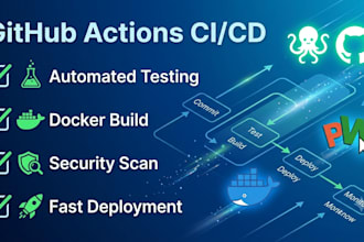 build or fix github actions ci cd workflows
