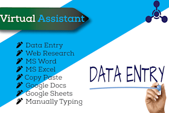 be your professional e commerce data entry and  expert