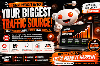do reddit social media SEO posts to promote website products or ai tools