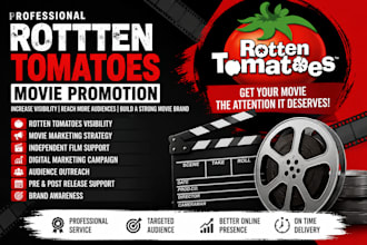 promote your movie on rotten tomatoes and film platforms
