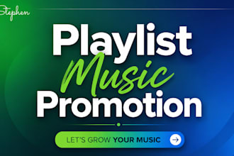 pitch your music to playlist curators with music promotion, playlist promotion