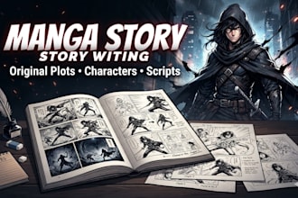 write an engaging manga story, manga script, and original comic plot