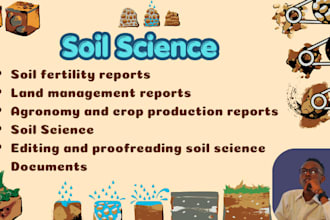write professional soil science and land management reports