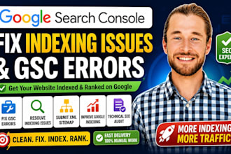 fix page indexing issues and google search console errors