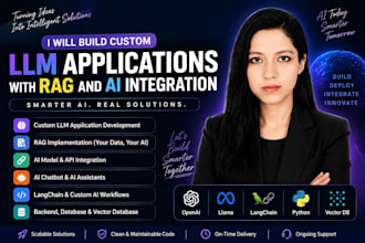 build custom llm application with rag and ai integration
