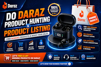 do daraz product hunting and product listing