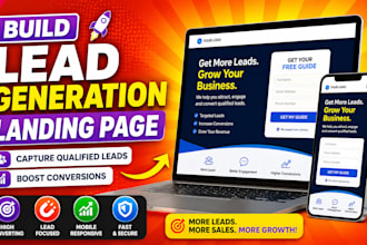 build lead generation landing page to capture qualified leads boost conversions