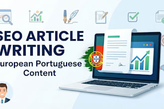 write high quality articles in european portuguese